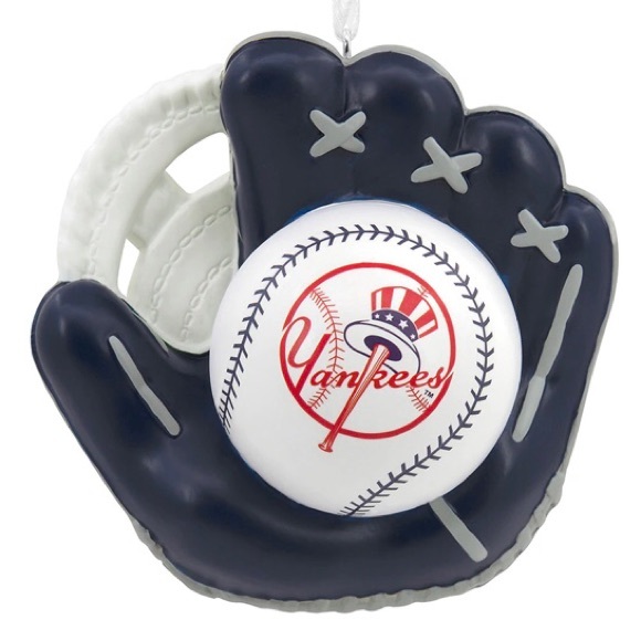 Hallmark Holiday Hallmark Mlb New York Yankees Baseball Glove Ornament Poshmark